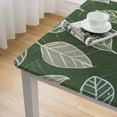 thumbnail image 5 of HAOXIT with Backing Oil-Proof Table Cloth Stain-Resistant Wipeable Rectangle or Square Table Cover white, 5 of 8