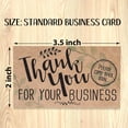 thumbnail image 3 of Business Thank You Cards - 3.5" x 2" Standard Business Card - Set of 50 - Blank Stationery - Beautiful and Minimalist Business Thank You Cards for Under $10!, 3 of 5
