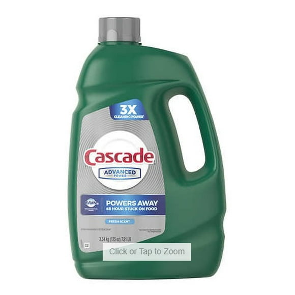 Cascade Advanced Power Gel Dishwasher Detergent, Fresh Scent, 125 oz