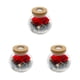 thumbnail image 2 of Botella de cristal de los deseos Advancent regalo de confesión flores verdaderas rojo, 2 of 6
