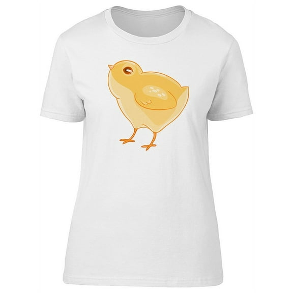 Cute Fluffy Yellow Chicken Tee Women's -Image by Shutterstock