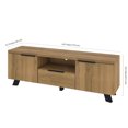 thumbnail image 3 of Bestar Auva 67W TV Stand maple brown, 3 of 4