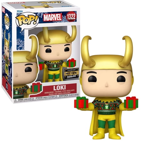 Funko POP! Marvel Loki Vinyl Bobble Head (Holiday)