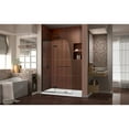 thumbnail image 2 of DreamLine Aqua Ultra 45 in. W x 72 in. H Frameless Hinged Shower Door in Satin Black, 2 of 8