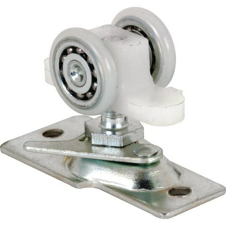 Prime-Line Products N 7065 Pocket Door Roller Assembly, 13/16 in, Convex, Plastic Tires, Steel Bracket & Ball Bearings