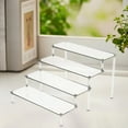 thumbnail image 6 of Aihimol Acrylic Clear 4-Tier Riser Display Shelf for Figures, Desserts Holder, Collections Organizer and Cosmetic Items Shelf, 6 of 6