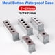 thumbnail image 2 of Caja de interruptor de botón pulsador de aluminio resistente al agua de 16 mm, 19 mm y 22 mm para equipos de control industrial con botones de metal, 1, 2, 3, 4, 5 y 6 orificios, 2 of 5