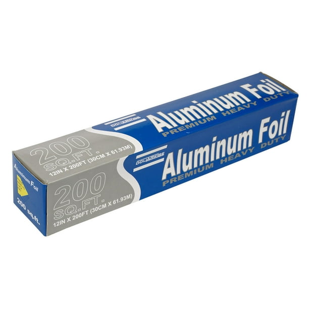 Heavy Duty Aluminum Foil 12" x 200' CASE OF 12
