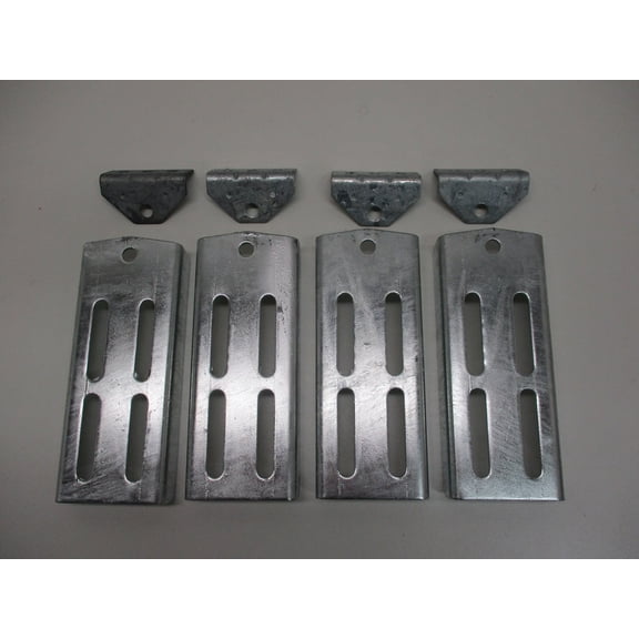 (4) Boat Pontoon Trailer 9.75" Bolster Bunk Board Adjustable Swivel Bracket Kits