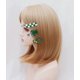 thumbnail image 4 of 6 Pcs Green Retro Hairpin Simple Side Clip Bangs Clip , Handmade Hair Barrettes, Alligator bobby pins, Glitter Crystal Hairpin, Elegant Gold Hair Acce, 4 of 4