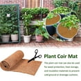 thumbnail image 4 of Advancent Tapete de fibra de coco para plantas, cubierta protectora para jardinería, forro reutilizable, cesta recortable, hoja de jardinería, Type1 NO1, 4 of 6