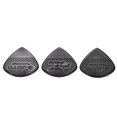 thumbnail image 2 of Yeacher 5pcs Triangle Shape Guitar Pick Plectrum 3pcs in Black 2pcs in Orange, 2 of 5