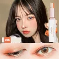 thumbnail image 1 of 1Pcs Professional 2 In 1 Double Color Gradient Velvet Eye Shadow Stick Lazy Makeup Waterproof Lasting Shimmer Metallic Eyeshadow, 1 of 5