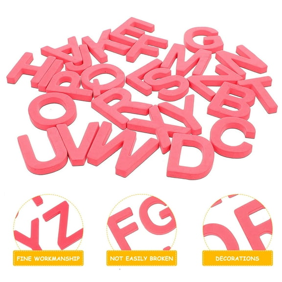 LEORX 26pcs Magnetic Refrigerator Magnets Red Color for Educational Toy Use