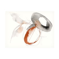 Jennifer Goldberger 'Sienna Rounds I' Canvas Art