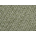 thumbnail image 3 of Colonial Mills 4' Palm Green Handmade Braided Reversible Square Area Throw Rug, 3 of 3