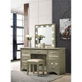 thumbnail image 3 of Beaumont 7-drawer Vanity Desk with Lighting Mirror Champagne, 3 of 5