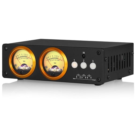 Conmutador de audio Douk Audio L3 1x3 y 3x1 RCA con mando a distancia