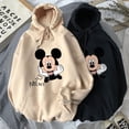 thumbnail image 3 of Sudadera con estampado de dibujos animados de Disney Frauen Lustige Hip Hop Mickey Maus Druck Herbst Und modo de invierno Harajuku Stil Sudadera con capucha, 3 of 5