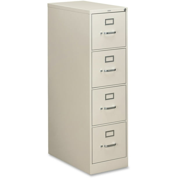 HON 4 Drawers Vertical Lockable Filing Gray