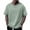 Army Green, variant on Men's Heavyweight Short Sleeve Crew Neck T-Shirt, Loose Fit Breathable Summer Half Sleeve Tee, Not See Through Opaque Casual Top for Everyday Wear and Outdoor Activities