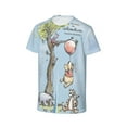thumbnail image 3 of Bear Winnie Pooh Youth Kids Fashion T-Shirt Graphic Short Sleeve Shirt Tees Teenage T-Shirt For Boy Girl, 3 of 9