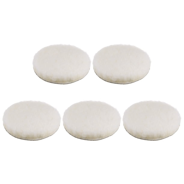 5 Paquete de almohadillas de pulido de lana de 6 pulgadas para automóviles
