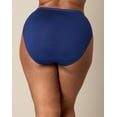 thumbnail image 2 of Playtex Microfiber High-Cut Underwear Pack, Moisture-Wicking, 3-Pack (Plus Sizes) Digital Rose/Navy/Noten Floral L Women's, 2 of 4
