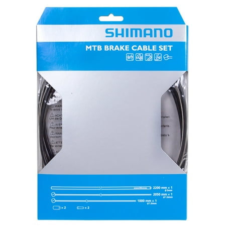 Shimano Stainless MTB Brake Cable/Housing Set (Best Mtb Brakes 2019)