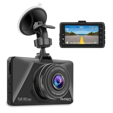 AKASO C200 Dash Cam 1080P Full HD Car Dashboard Camera Recorder with Night Vision 3