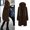 Brown, variant on Labakihah coats for women Women Zipper Open Hooded Sweatshirt Long Coat Jacket Tops Outwear Army Green L