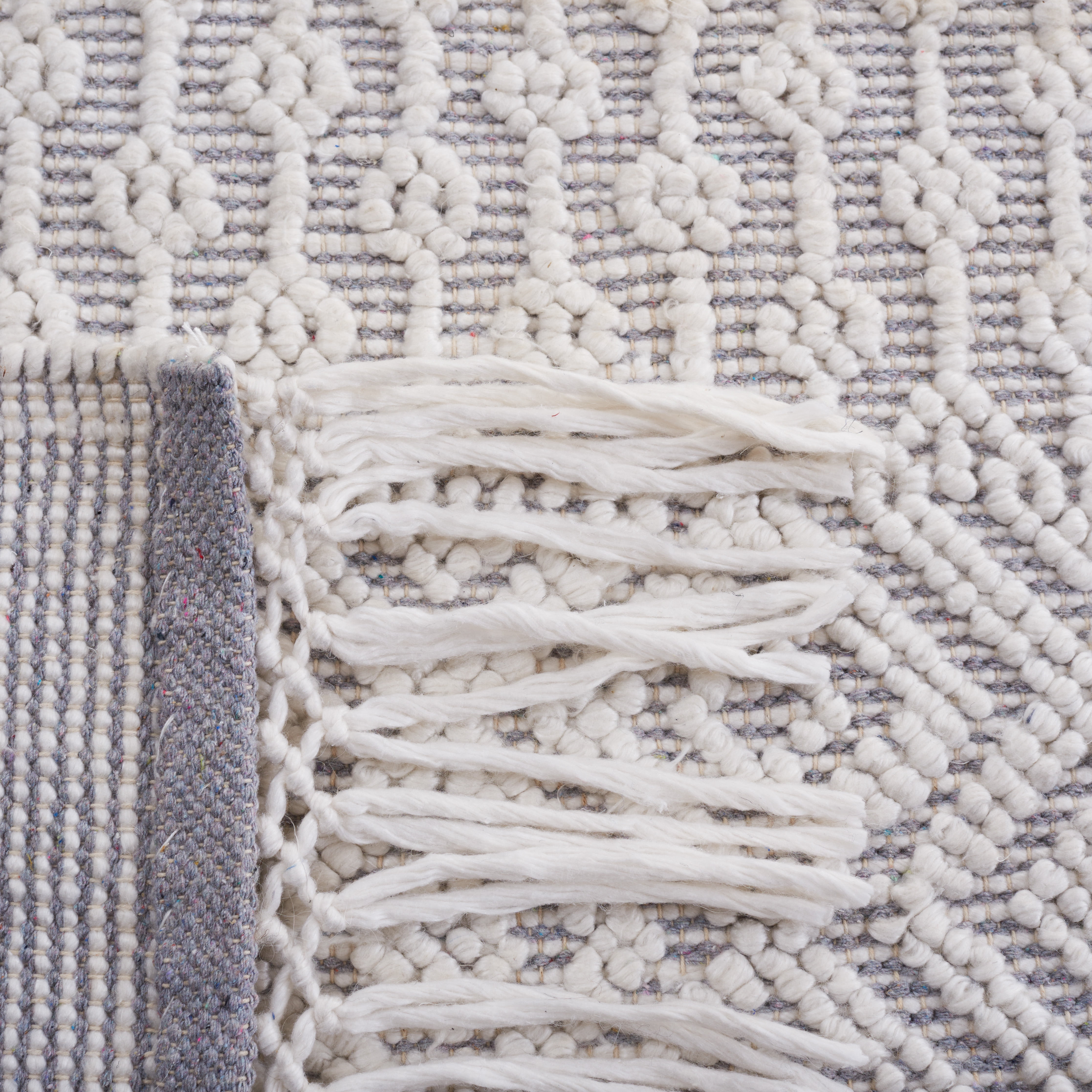 SAFAVIEH Casablanca Braelyn Diamond Area Rug, Grey/Ivory, 8' x 10'