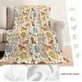 thumbnail image 5 of Cute Animals Zoo Blanket Soft Cozy Warm Throw Blanket for Couch, Plush Fuzzy Flannel Fleece Blankets for Sofa, Cartoon Funny Elephant Tiger Bed Blankets Lightweight Gifts for Women, 40"x50", 5 of 9