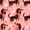 Pink Black, variant on Homewish Cute Pink Bow Dachshund Twin Sheets,Cartoon Animals Bedding,Cream,3-Piece,1 Fitted Sheet and 1 Pillowcase
