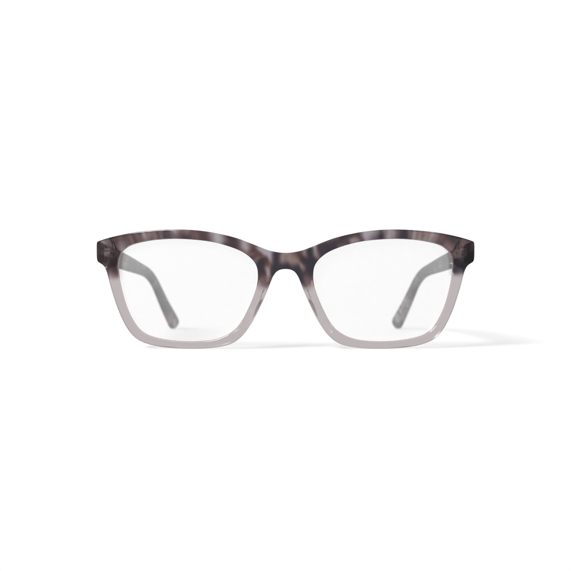 Hard Candy Women's HC207 Cat Eye Prescription Eyeglasses with Case, Brown Tortoise Gradient