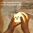 thumbnail image 5 of Lámpara de Noche con Forma de Animal, con Control Táctil, para Mesita de Noche, con Forma de , Luz Recargable y Regulable de 3 Niveles para Decoración del Hogar., 5 of 5