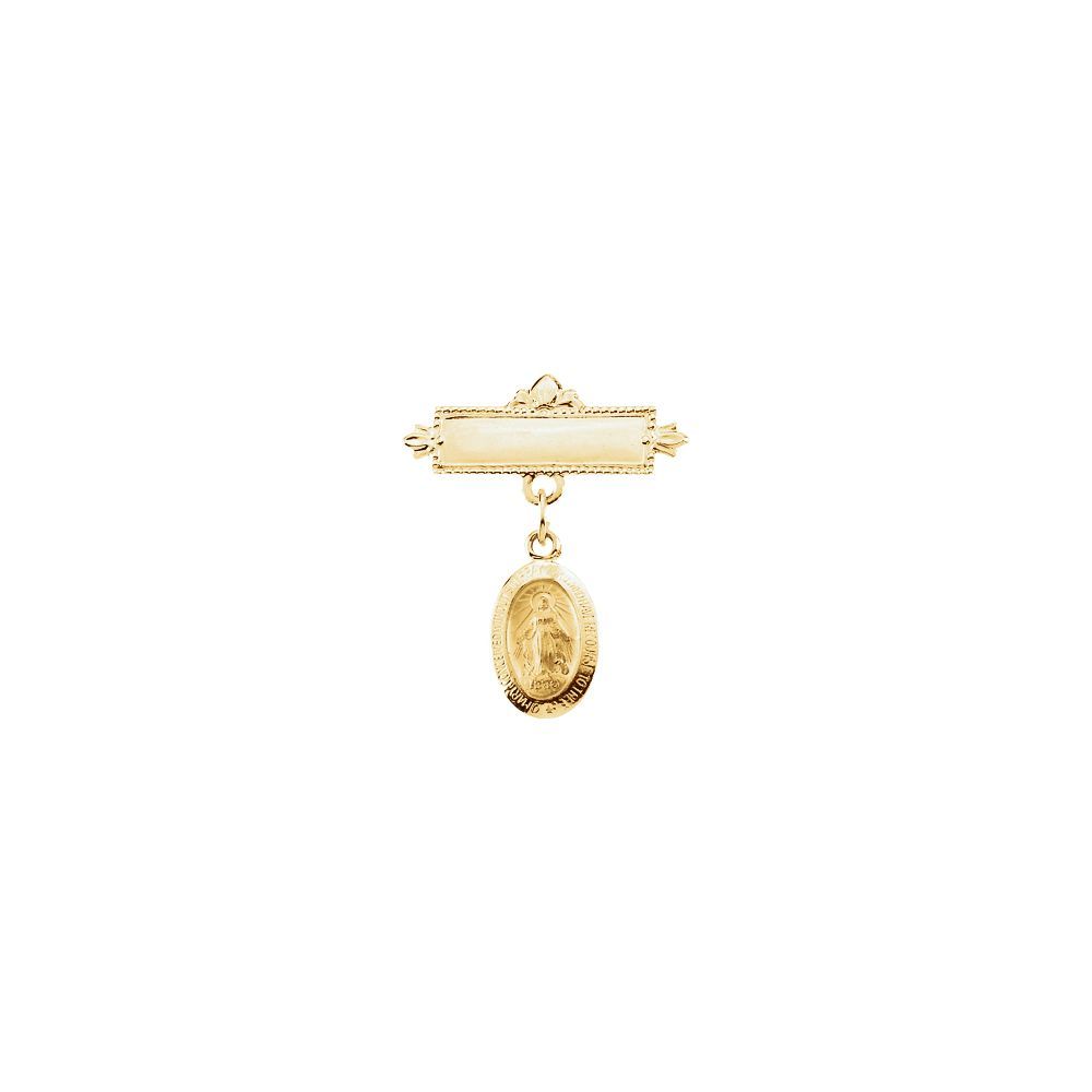 Roy Rose Jewelry 10k Tri-Color Gold Black Hills Gold RN Registered Nurse Pin ~ length 8.47 inches