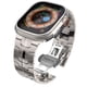 thumbnail image 5 of Para Apple Watch Apple Watch 9 Ultra Correa de titanio iWatch 8 Acero inoxidable Iron Man, 5 of 6