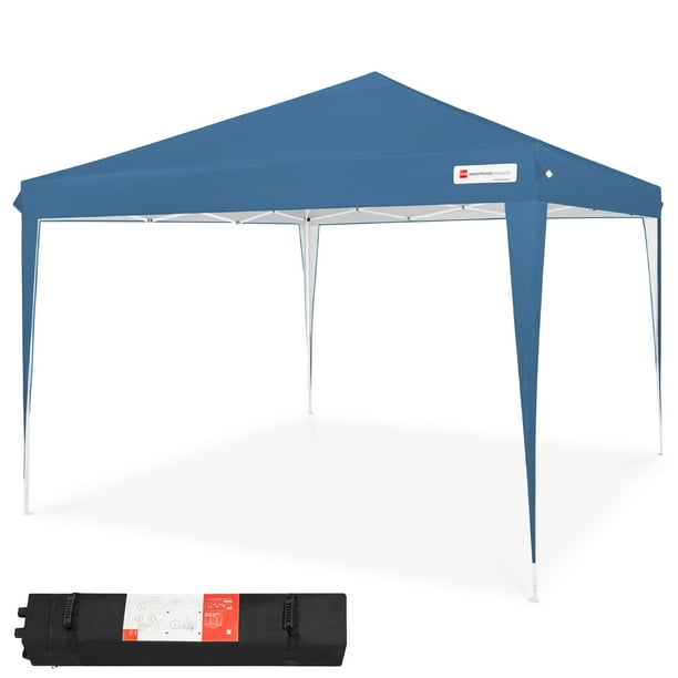 Best Choice S 10x10ft Outdoor Portable Adjustable Instant Pop Up Gazebo Canopy Tent W Carrying Bag Blue Com Best Choice S 10x10ft Outdoor, Best Outdoor Canopy