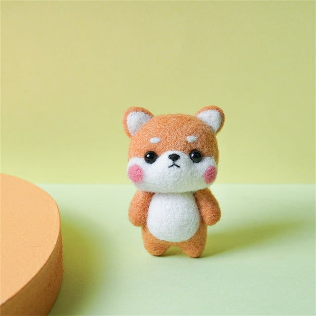 DPTALR Needle Technique DIY Material Bag Plush Doll Shiba Inu Series