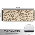 thumbnail image 5 of Kitchen Rugs Sets Of 2,Beige and Brown Of Leopard Print Anti Fatigue Kitchen Mat Rugs Non Slip Washable,Decorative Kitchen Floor Mats for Kitchen,Sink,Laundry,17"x47"+17"x47", 5 of 5