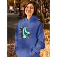 thumbnail image 2 of Quad Roller Skates Hoodie Women -SPIdeals Designs, Female Medium, 2 of 4