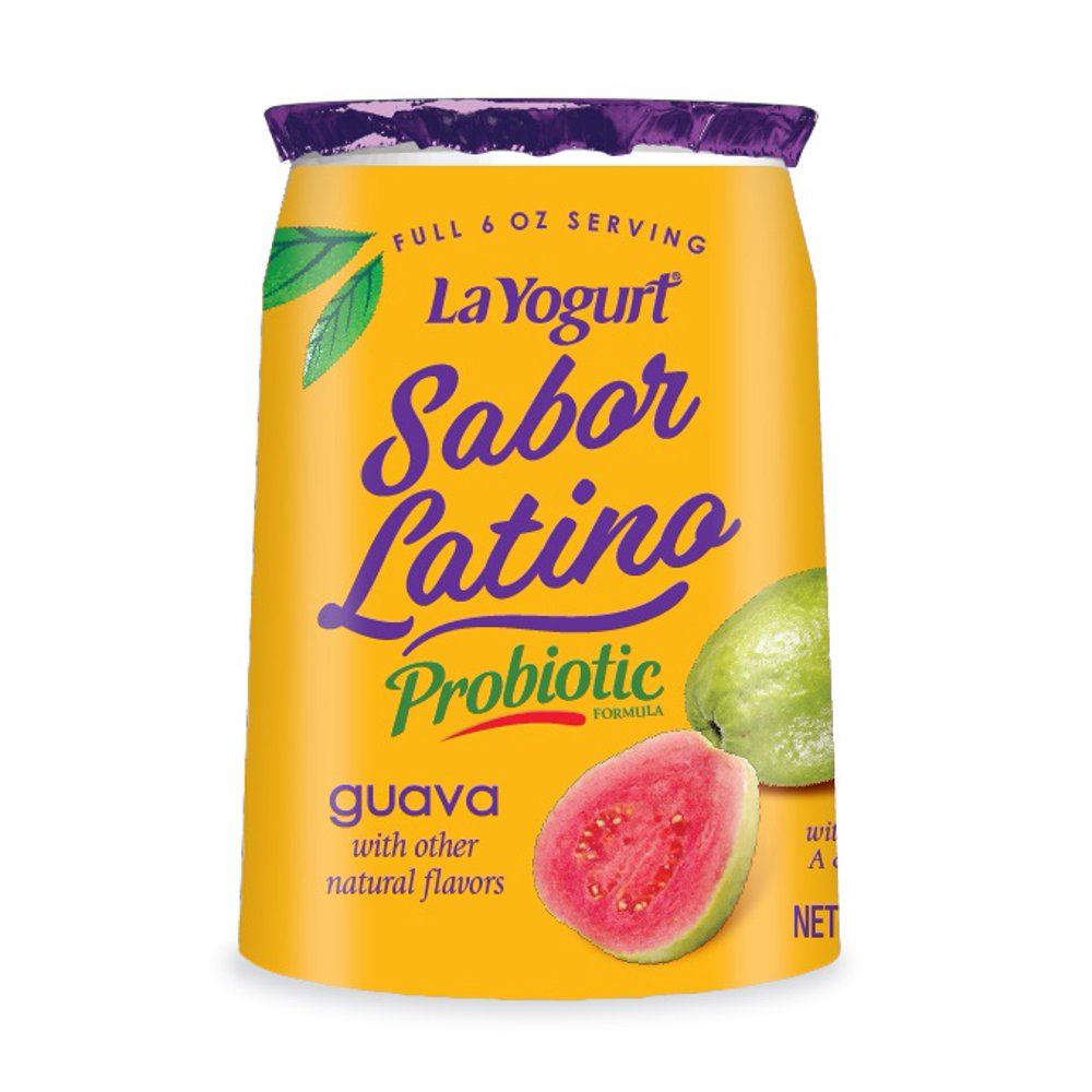 La Yogurt Sabor Latino Probiotic Guava Blended Lowfat Yogurt, 6 oz