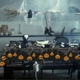 thumbnail image 2 of Halloween Tablecloth, Halloween Table Cloth with Pumpkin Spider Web Bat Tablecloth, Waterproof Wrinkle Free Rectangle Tablecloth Polyester Fabric Table Cover for Halloween Party Decoration, Black, 2 of 5