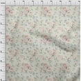 thumbnail image 3 of oneOone Viscose Jersey Beige Fabric Florals Fabric For Sewing Printed Craft Fabric By The Yard 60 Inch Wide, 3 of 5