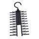 thumbnail image 1 of Clip de corbata desmontable de 20 filas, soporte de almacenamiento, cinturón, bufandas, colgador de almacenamiento de acabado, ahorra espacio para armario, 1 of 5