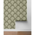 thumbnail image 7 of NextWall Grassland Palm Peel and Stick Wallpaper (Charcoal & Sand), 7 of 7