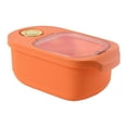 thumbnail image 1 of Cubo de almacenamiento para arroz Naiovety Tapa magnética Naranja 5 kilos, 1 of 6