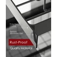 thumbnail image 5 of Sakugi Over The Sink Dish Drying Rack, 31"-39"L x 12"W x 25"H Expandable Dish Drainer, Stainless Steel Dish Rack, Black, X-Large, 5 of 6