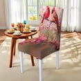thumbnail image 4 of TSOVTHRID Cardinal Cherry Blossom Print 7 Pcs Table Cloth with Chair Covers Set Easy-Clean Elastic Rectangle Tablecloth with Seat Slipcover Set of 6 for Home Restaurant Hotel Decor, 4 of 6